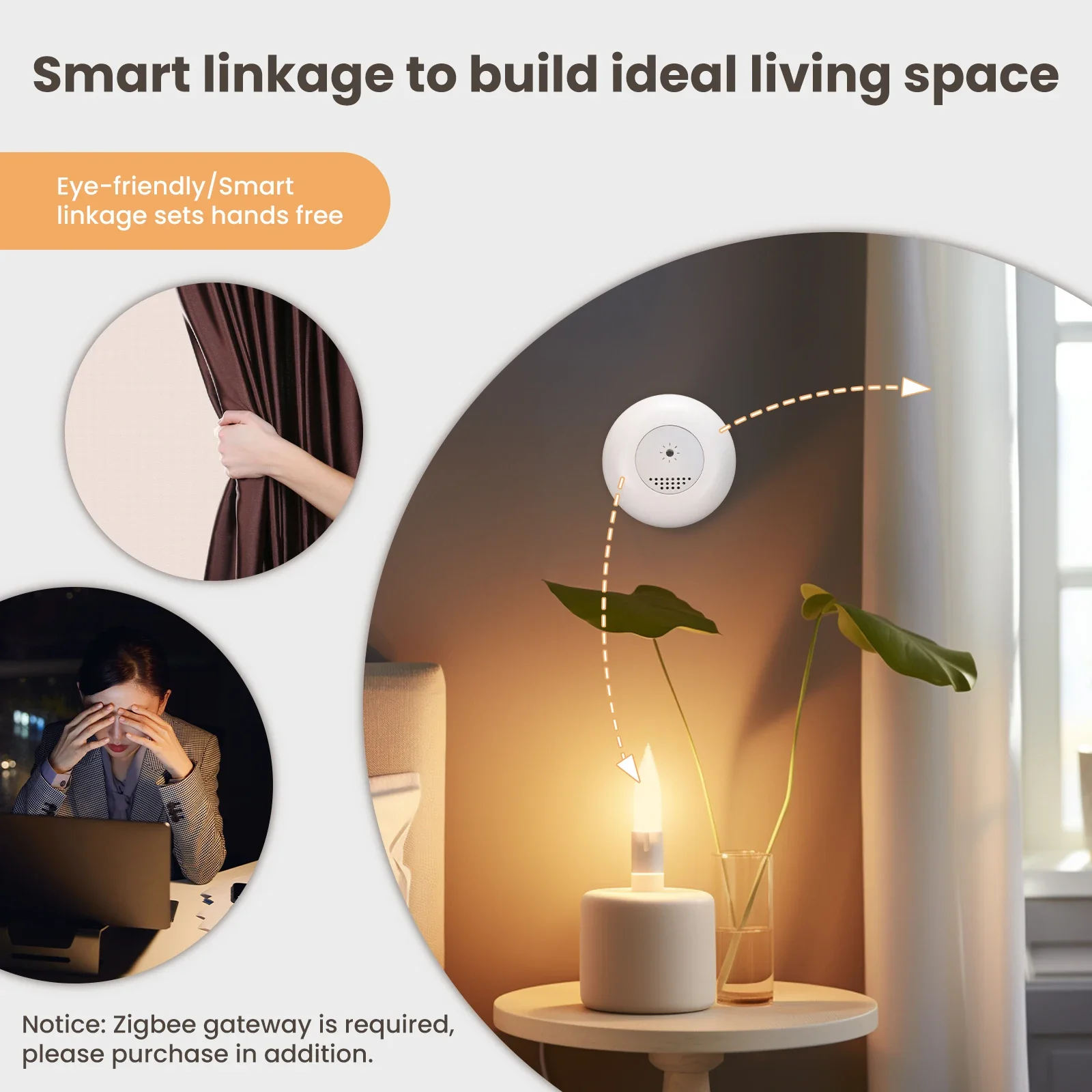 MOES Tuya Zigbee Smart Light S - Home Automation Technology recension och pris