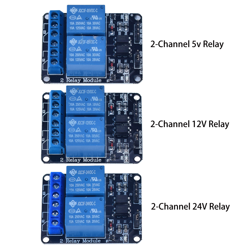 DC 5V 12V 24V 1 2 4 6 8 Channe - Relay 8 Channel Board recension och pris