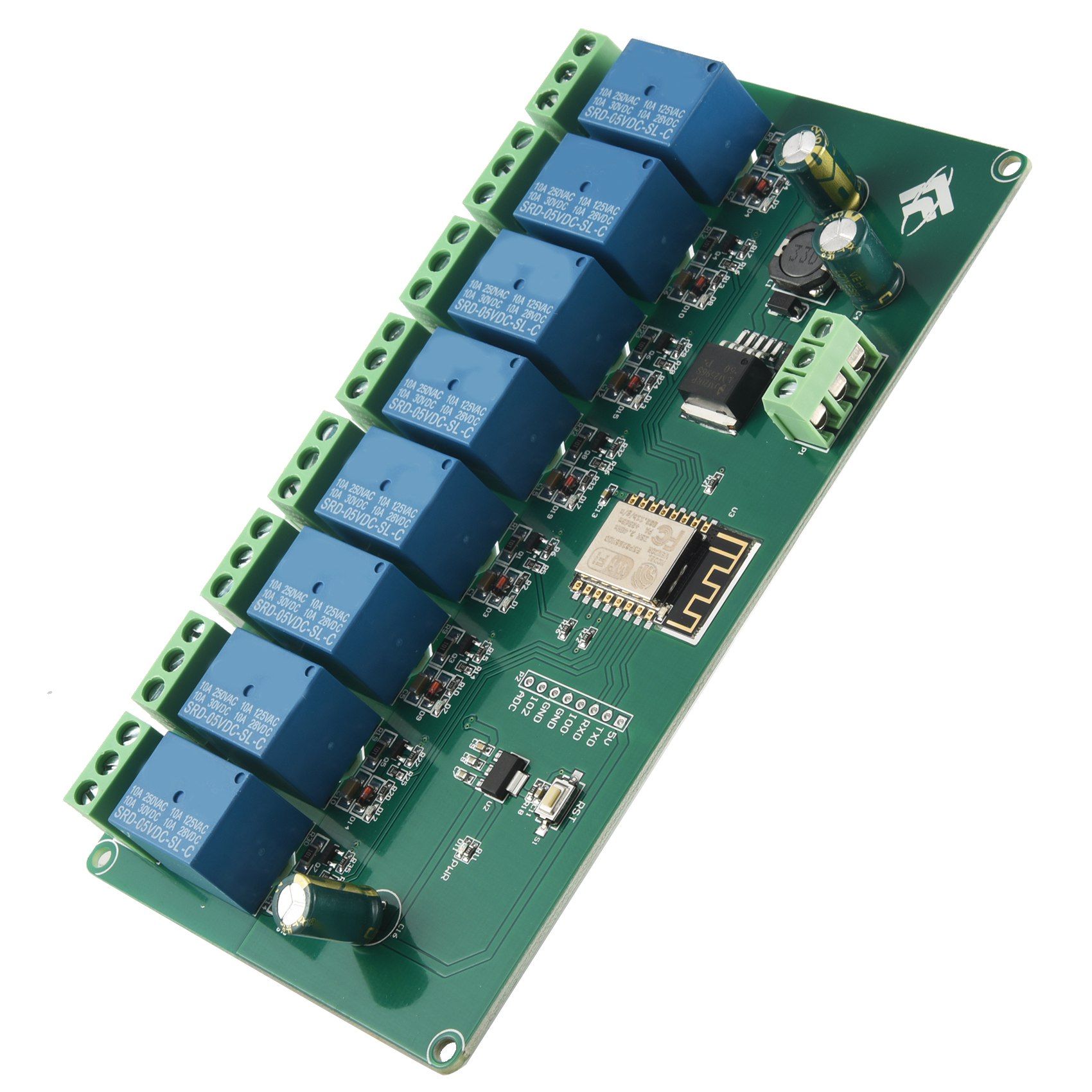 (ABDH) ESP8266 WIFI 8 Channel  - Relay 8 Channel Board recension och pris