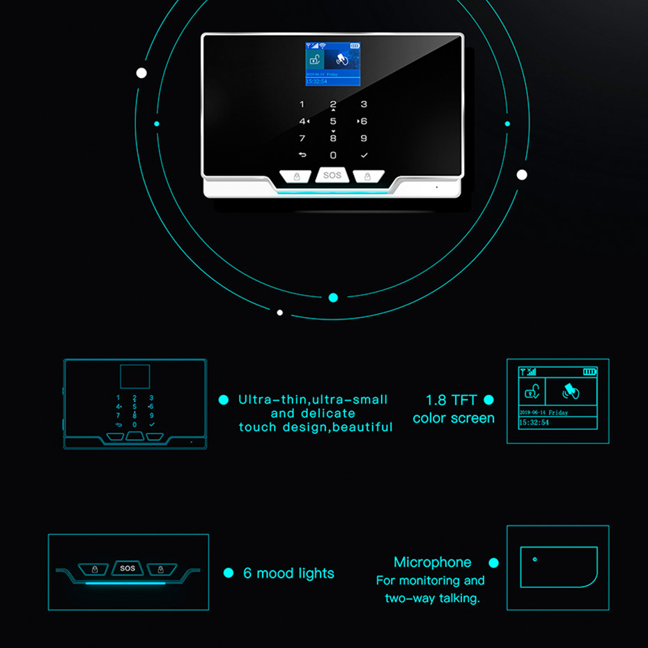 KERUI 433MHz DIY Alarm Kit G20 - Home Automation Diy Kit recension och pris