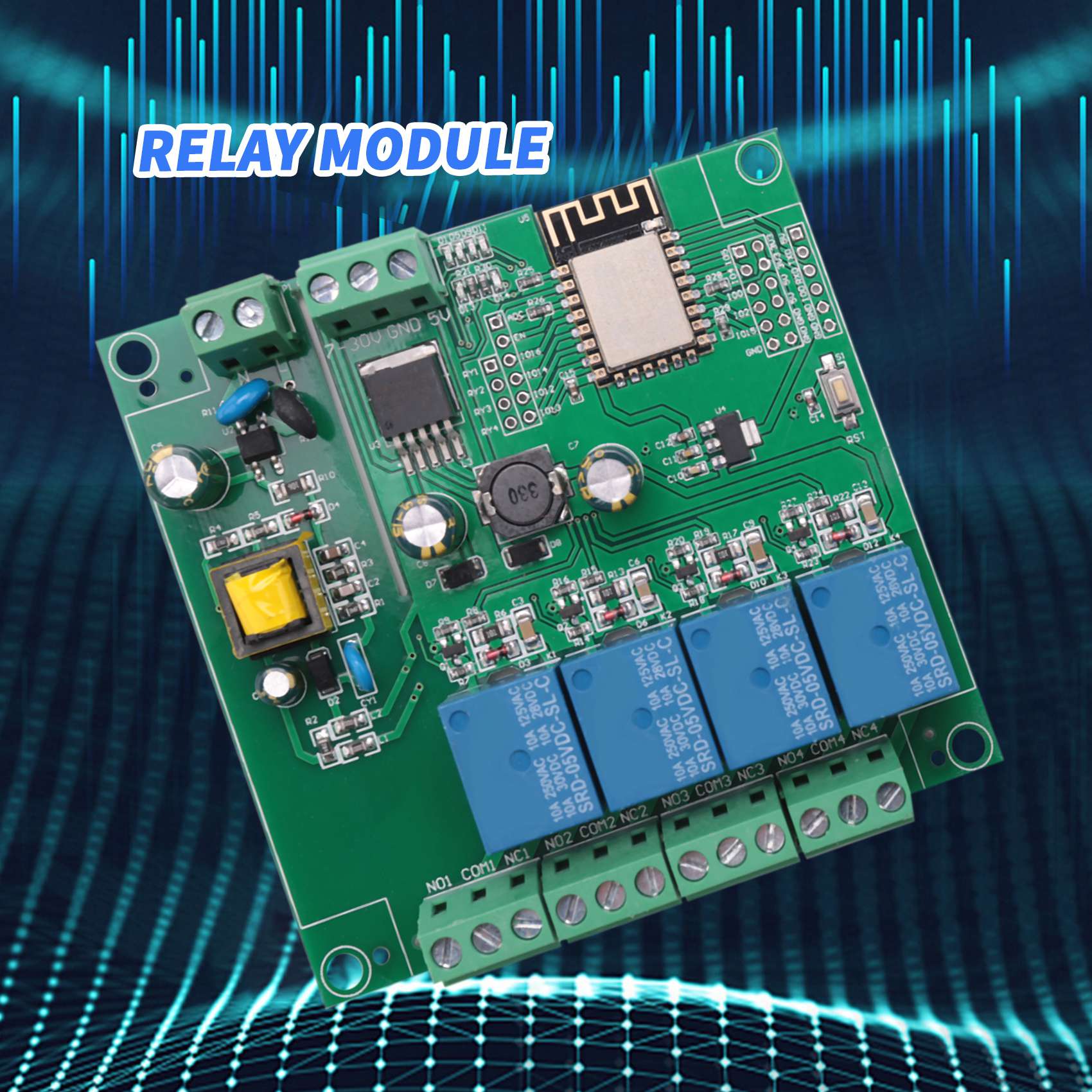 SCLS ESP8266 Wireless WIFI 4 C - Relay 8 Channel Board recension och pris