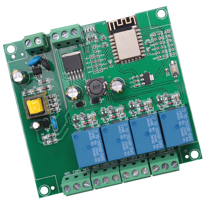 ESP8266 Wireless WIFI 4 Channe - Relay 8 Channel Board recension och pris