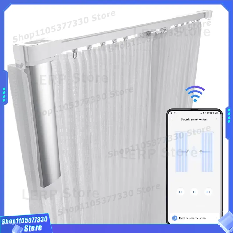 Smart Electric Curtain Track M - Home Automation System Design recension och pris